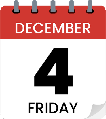 Friday 4 December
