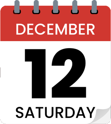 Saturday 12 December