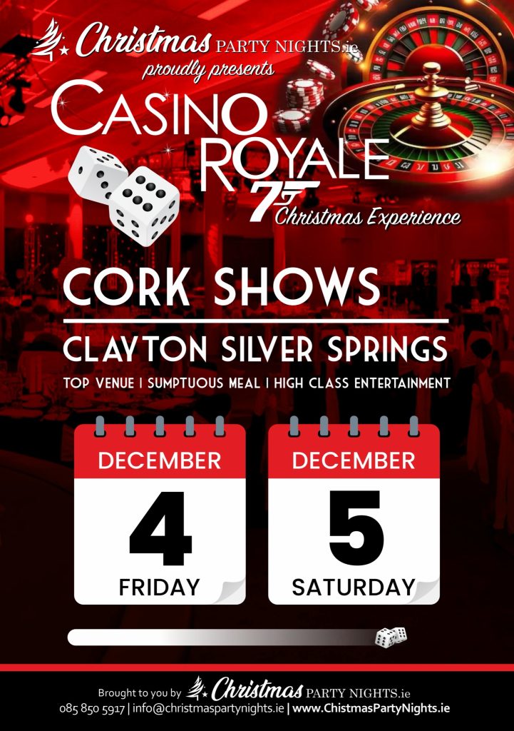 Casino Royale Christmas Experience, Cork, Clayton Silver Springs, 4 and 5 December 2026
