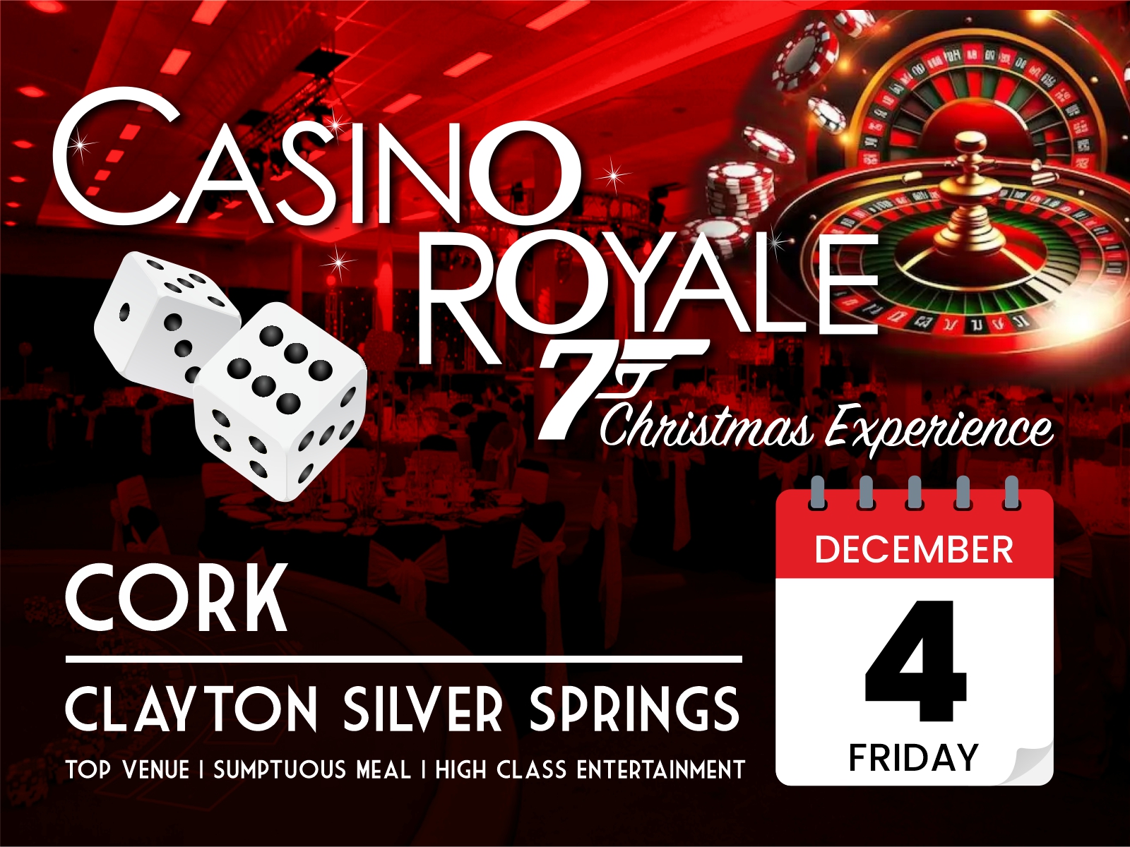 Casino Royale, Cork, Clayton Silver Springs, Friday 4 December